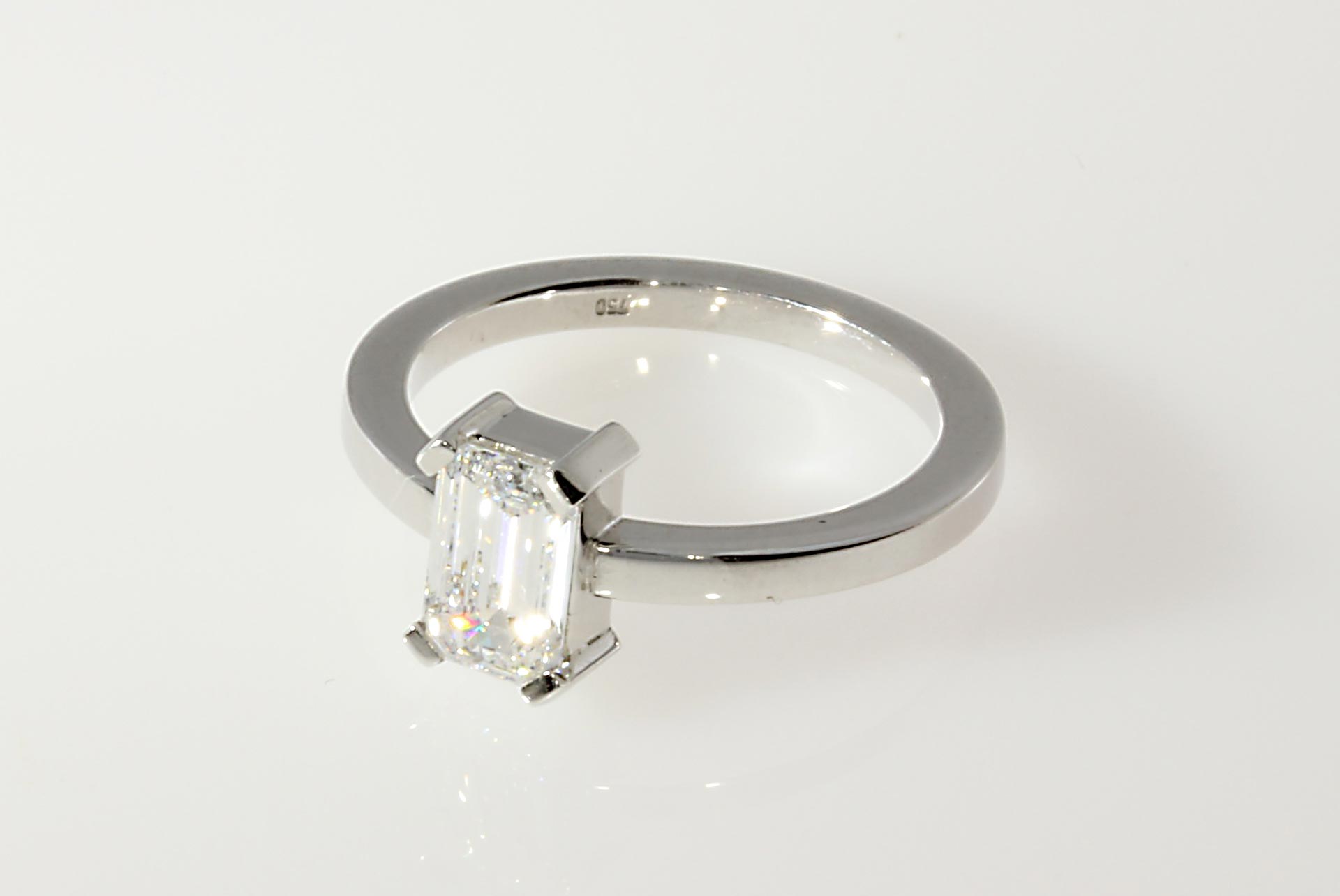 Diamant Smaragdschliff 1,13 ct