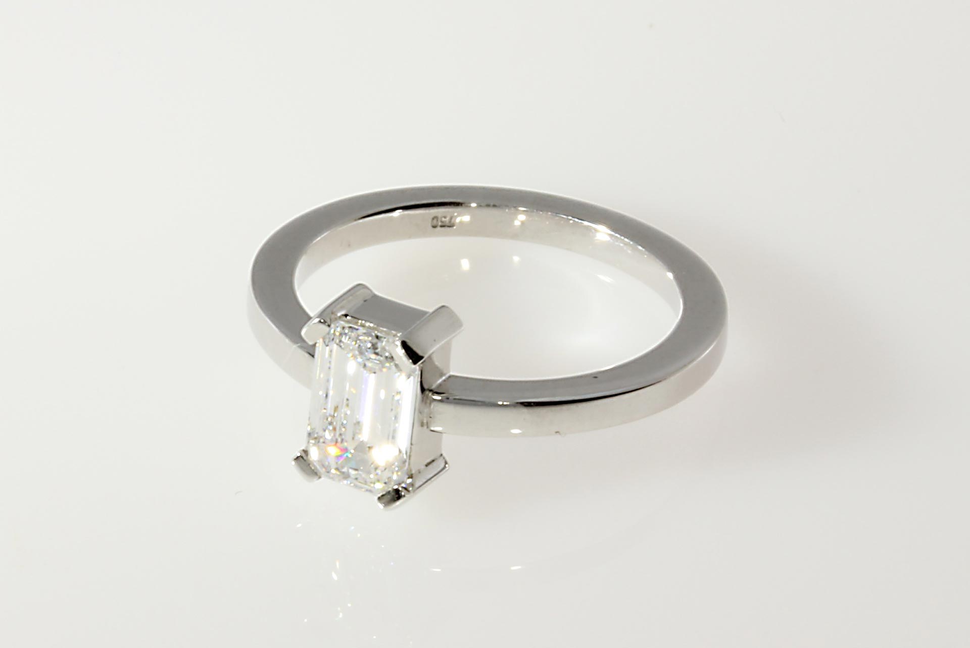 Diamantring 1,13 ct.